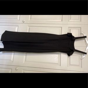 Black Ribbed Jumpsuit